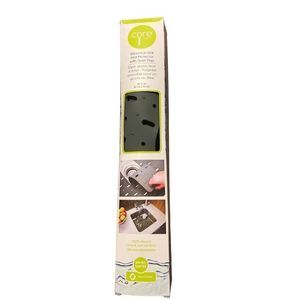 Core Kitchen Sink Mat Protector with Drain Flap, 16" x 16", Gray new in box